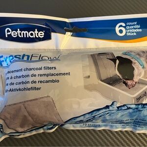 Petmate FreshFlow Replacement Charcoal Filters - 6 Pack